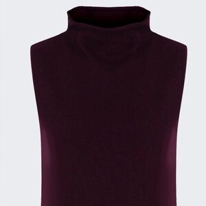 Elegant Burgundy Turtleneck Sweater